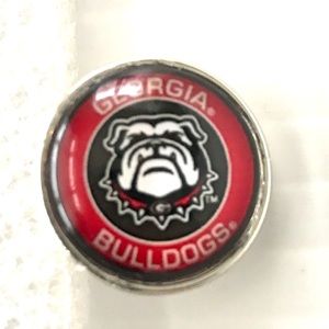 COPY - University of Georgia Bulldogs Snap button 20mm Gingersnaps ASN20
